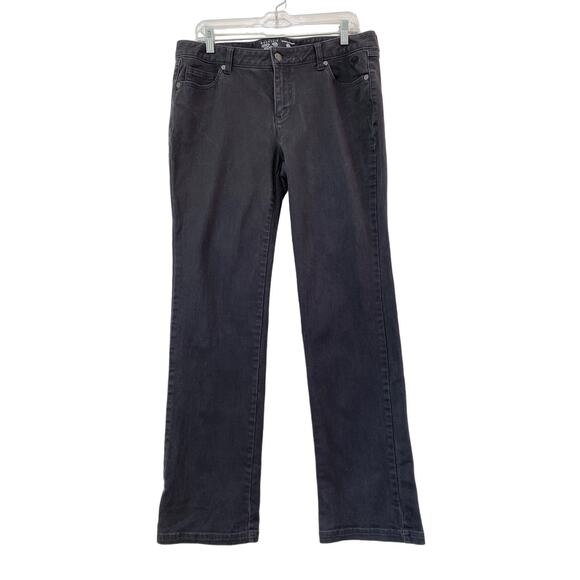 Mountain Hardwear Womens Jeans Sz 10 Gray Straight Leg Outdoor Hiking Gorpcore - Picture 1 of 10